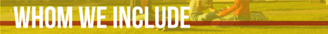 Whom We Include banner